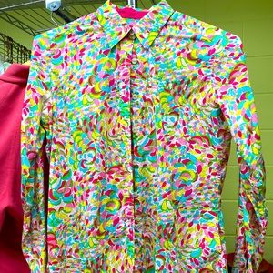 Lilly Pulitzer Slim Fit Collard Shirt